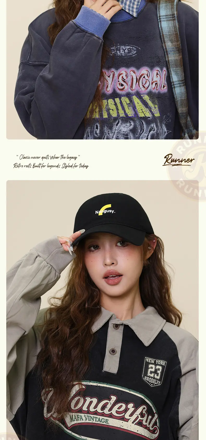 Navy Blue Duckbill Cap for Women Casual Sun Hat — feature 15
