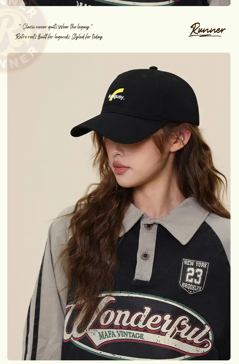 Navy Blue Duckbill Cap for Women Casual Sun Hat — feature 16