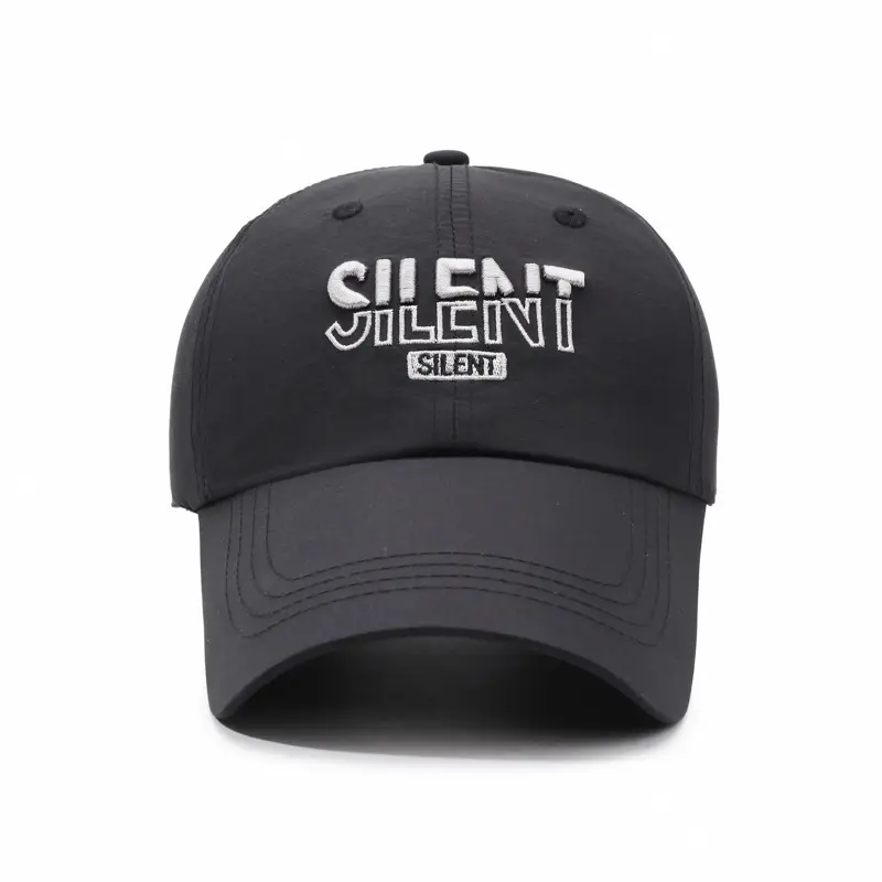 Women Grey Silent Baseball Cap Multi Color - Image 11