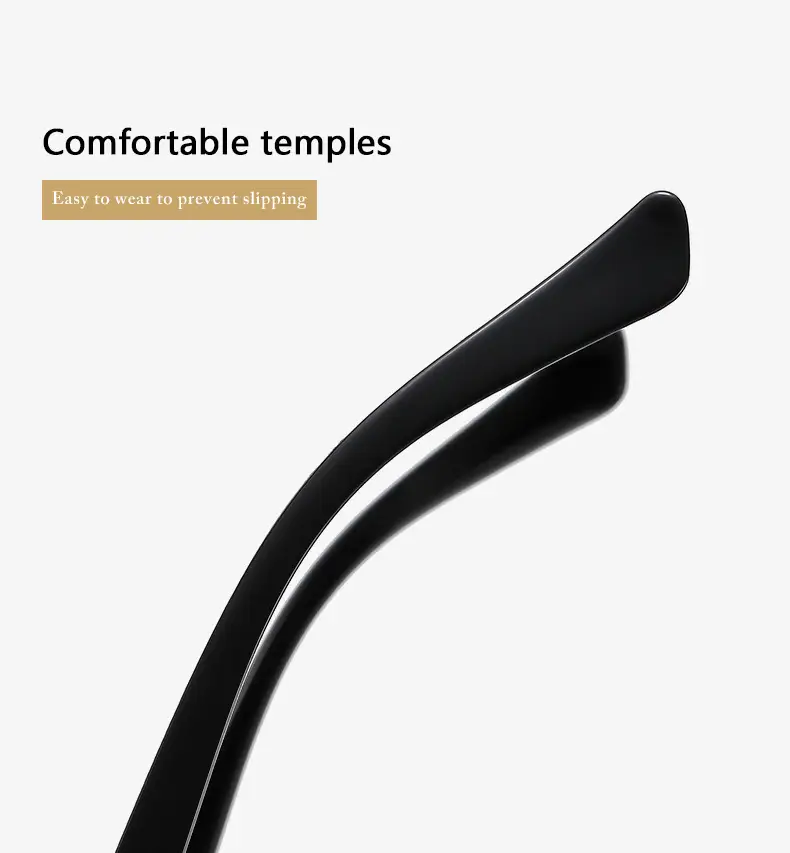 2025 Pilot Sunglasses for Men Black Yellow Square Frame — feature 8