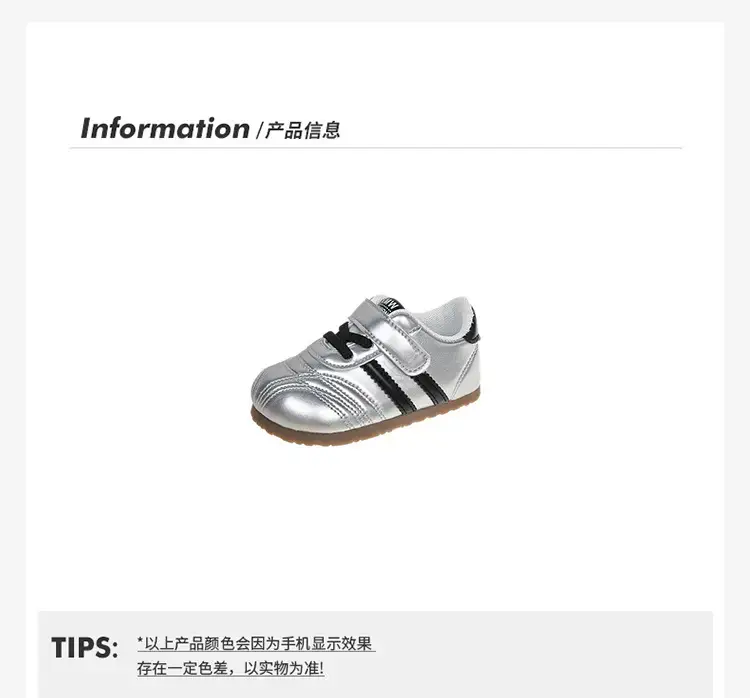Baby Toddler Shoes Black White Velcro 1-3Yr — feature 3