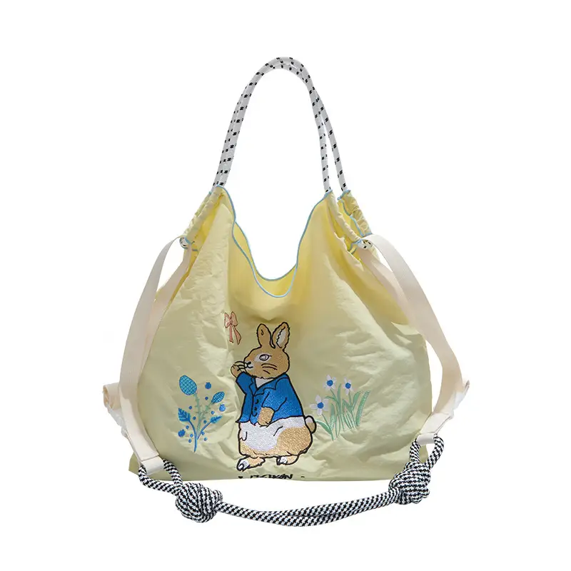 Lightweight Blue Bunny Shoulder Bag for Women - Image 9