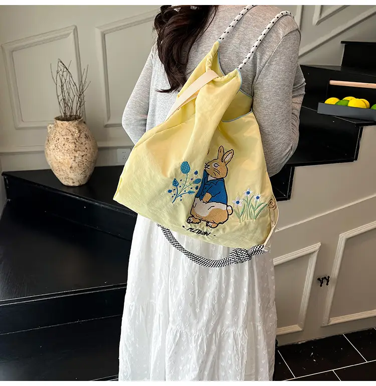 Lightweight Blue Bunny Shoulder Bag for Women — feature 12