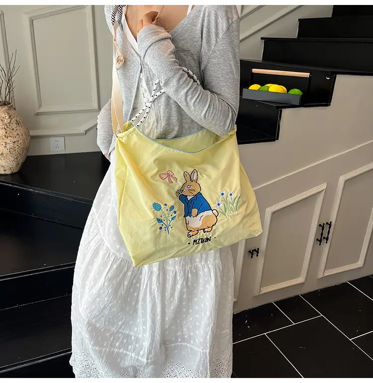 Lightweight Blue Bunny Shoulder Bag for Women — feature 13