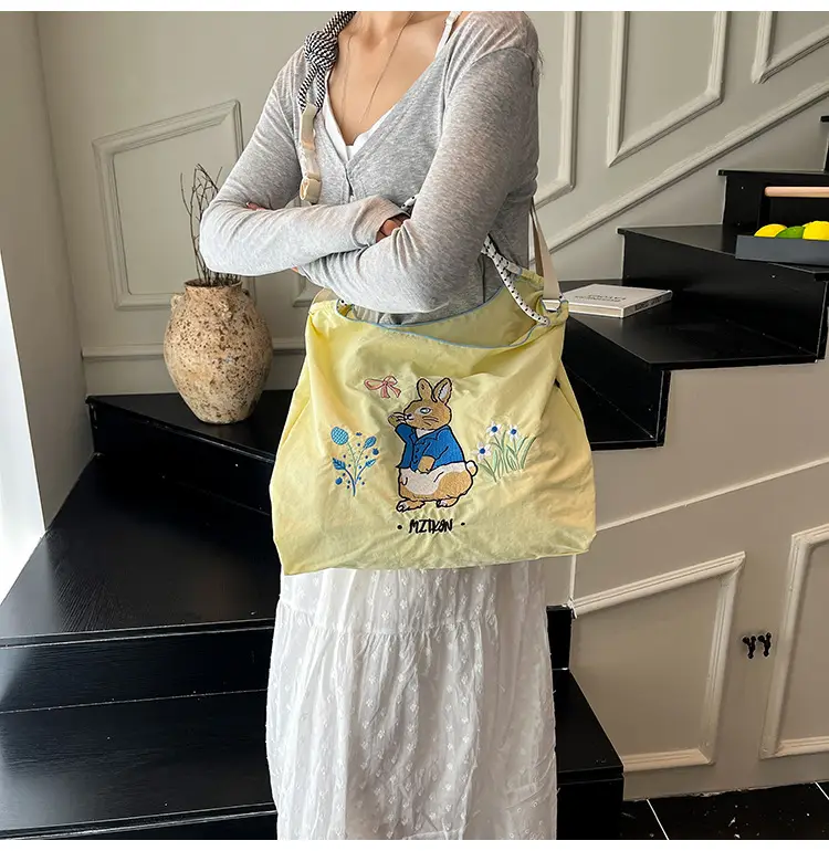 Lightweight Blue Bunny Shoulder Bag for Women — feature 14