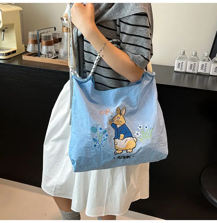Lightweight Blue Bunny Shoulder Bag for Women — feature 18