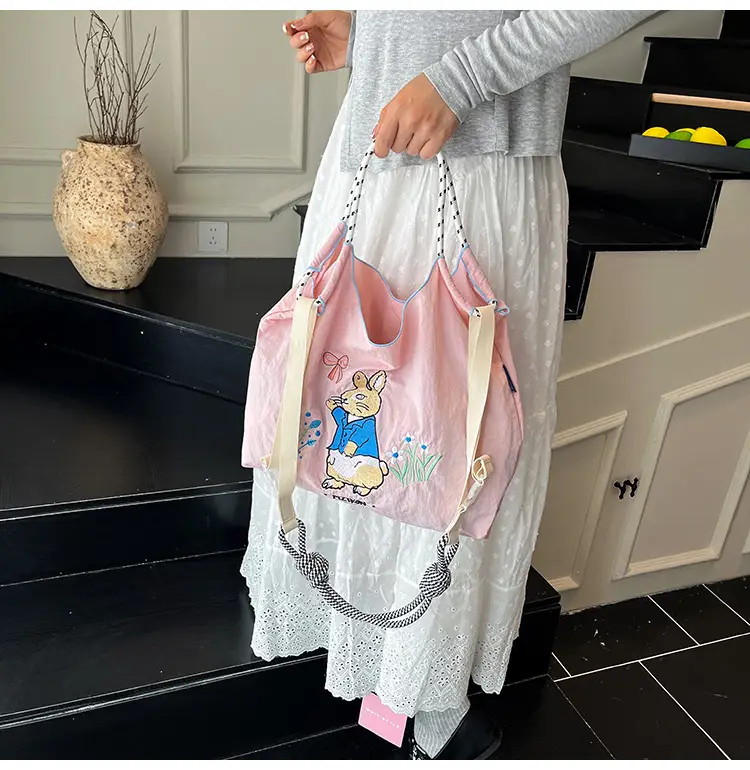 Lightweight Blue Bunny Shoulder Bag for Women — feature 20
