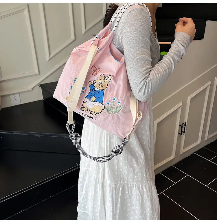 Lightweight Blue Bunny Shoulder Bag for Women — feature 21
