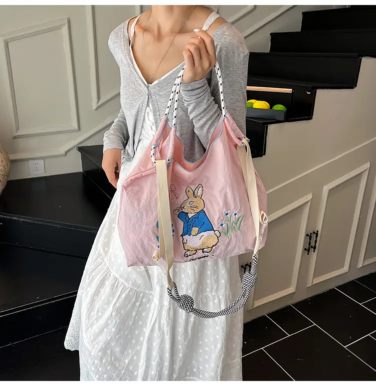 Lightweight Blue Bunny Shoulder Bag for Women — feature 22