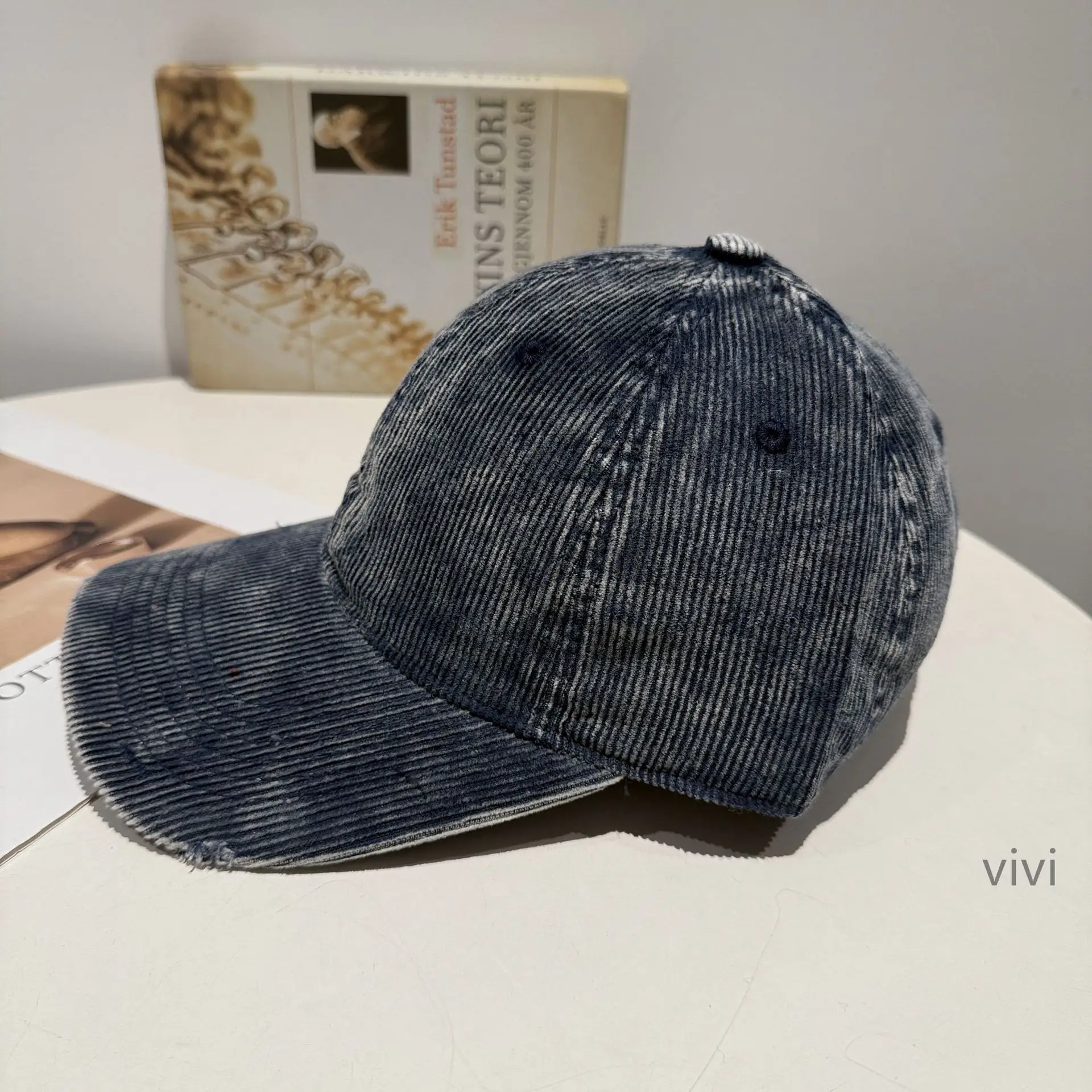 Vintage Washed Duckbill Cap Pink Unisex Winter - Image 13