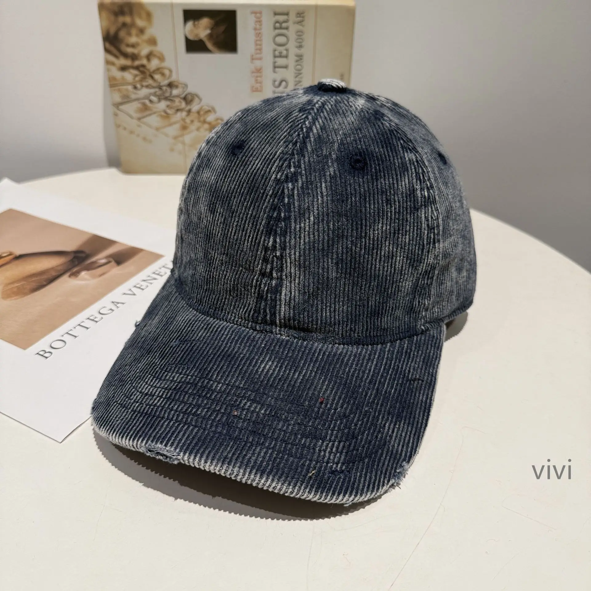 Vintage Washed Duckbill Cap Pink Unisex Winter - Image 8