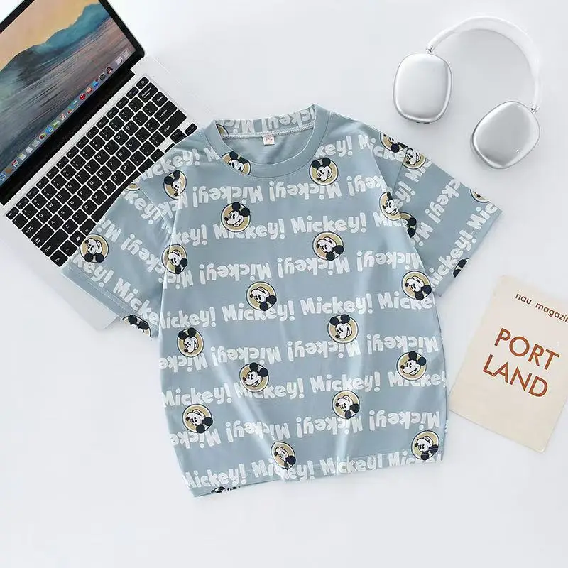 2025 Boys Cartoon Cotton T-Shirt Set Summer Print — feature 2