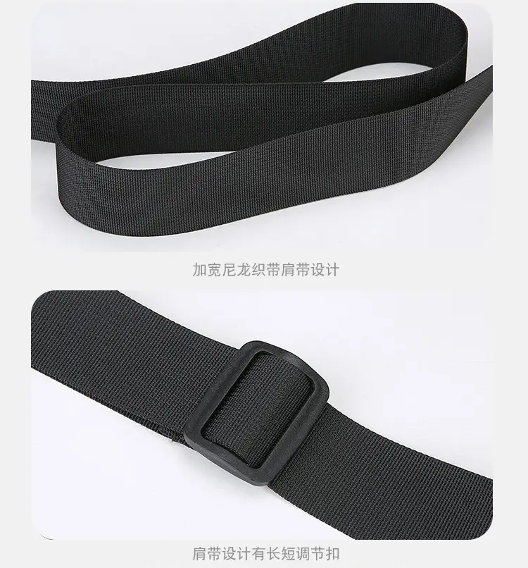 Black Crossbody Messenger Bag for Men — feature 23