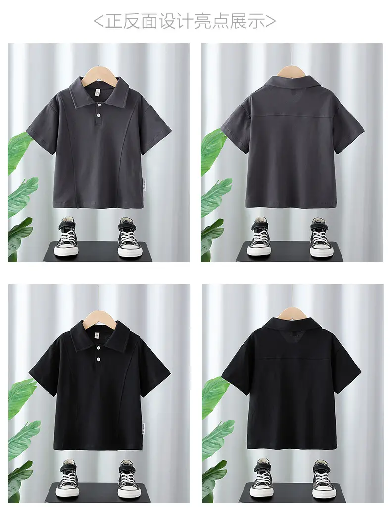 Boys Navy Polo T-Shirt Short Sleeve 2025 — feature 2
