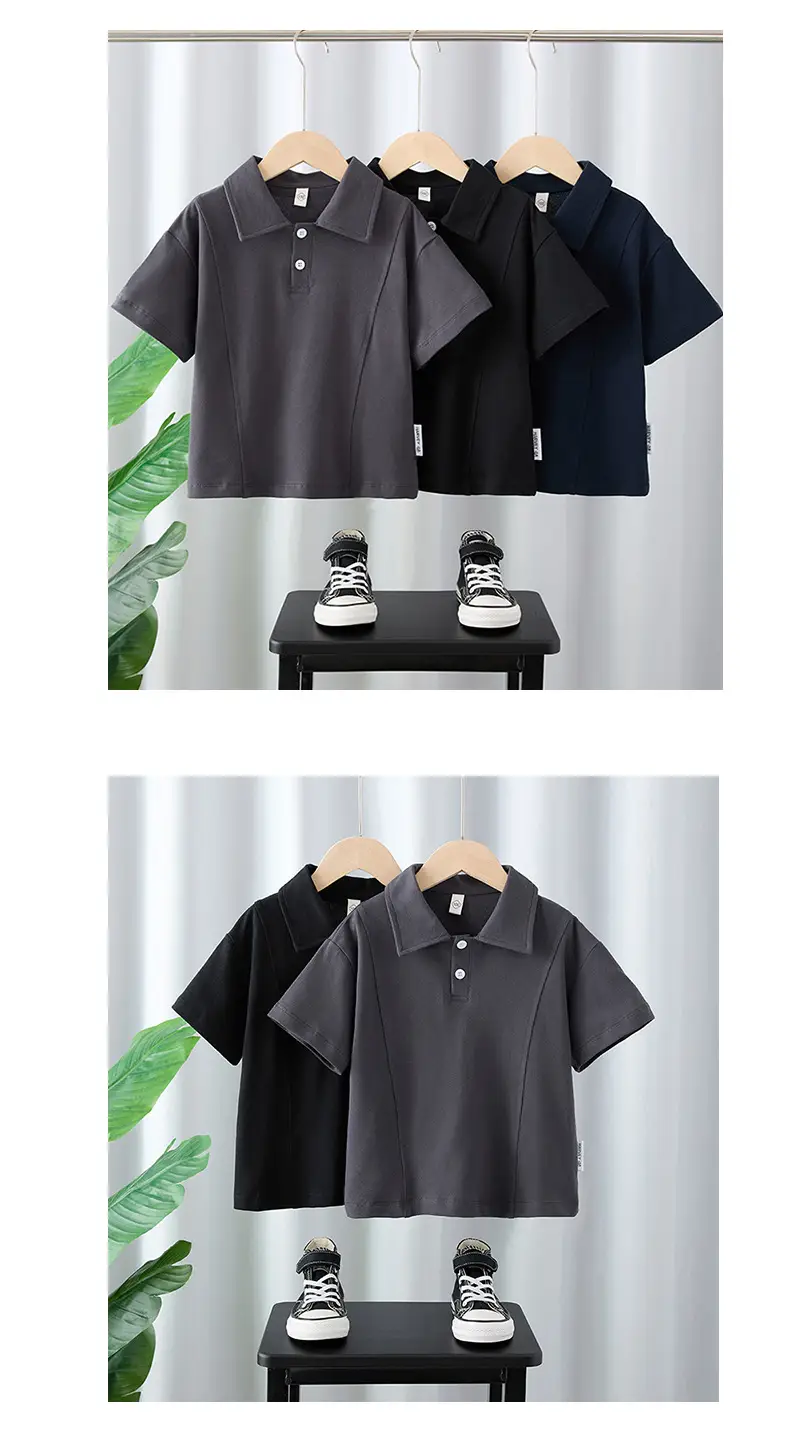 Boys Navy Polo T-Shirt Short Sleeve 2025 — feature 5