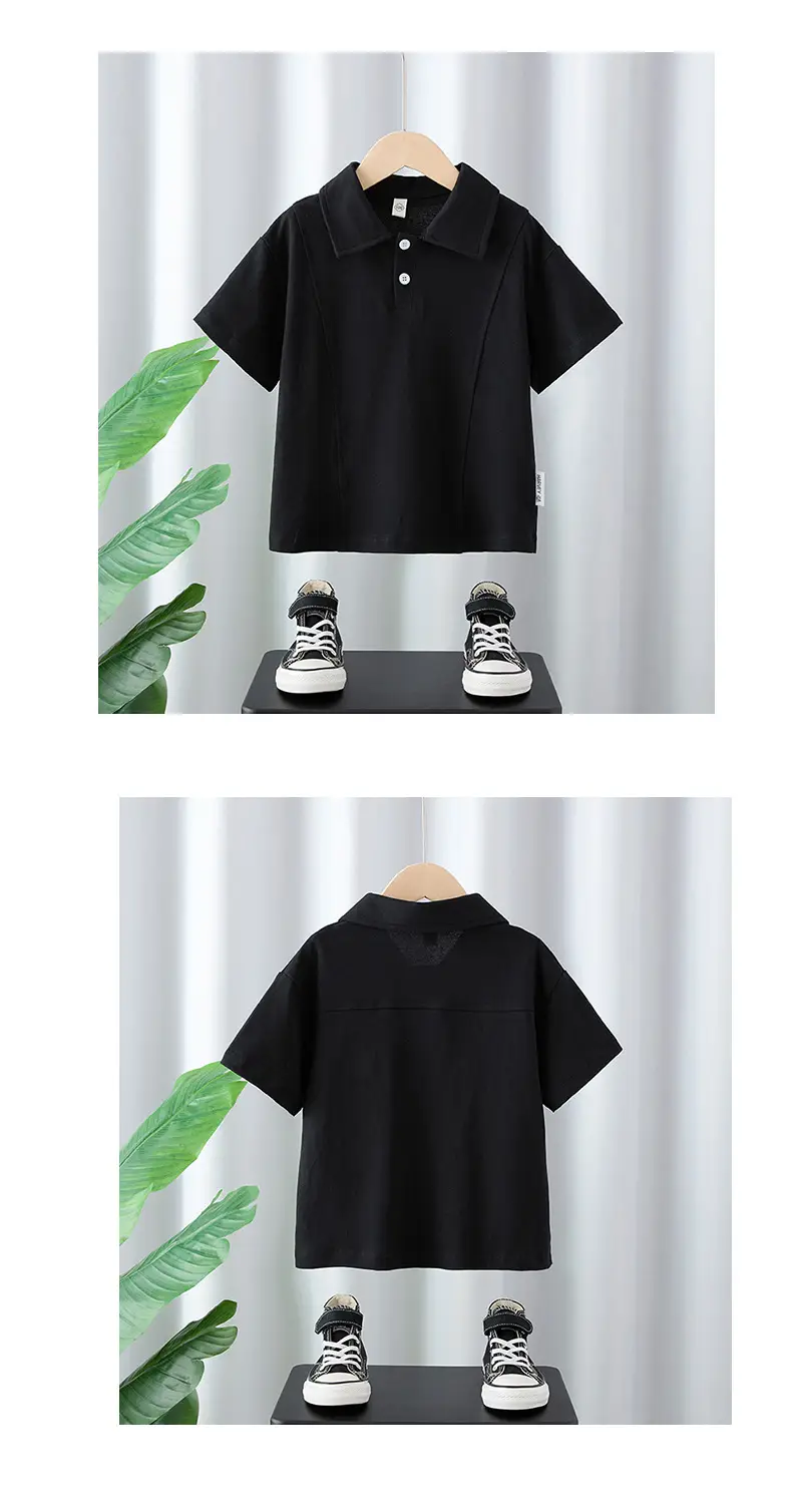 Boys Navy Polo T-Shirt Short Sleeve 2025 — feature 8