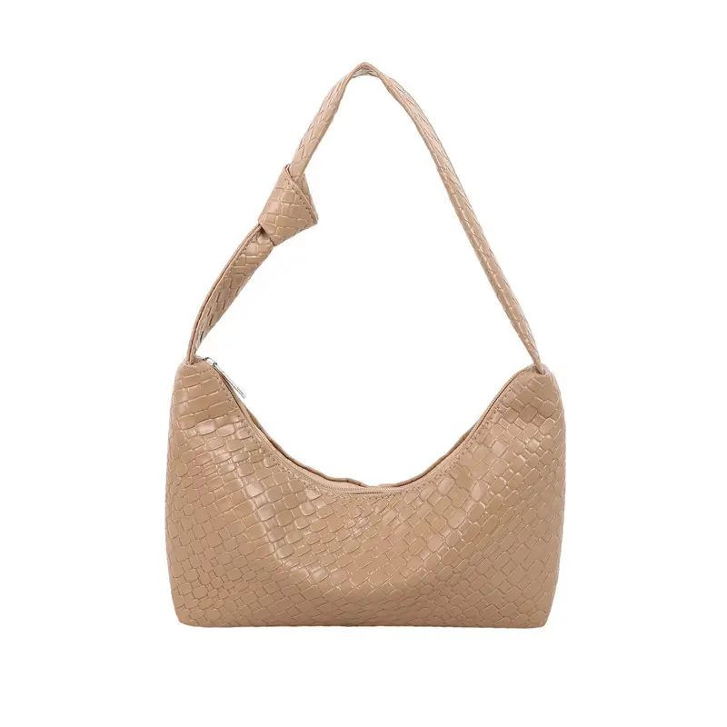 Women's Red Embossed Shoulder Bag 2025 - Image 3