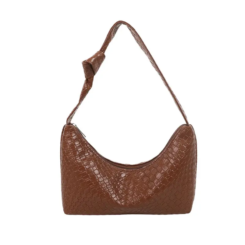 Women's Red Embossed Shoulder Bag 2025 - Image 4