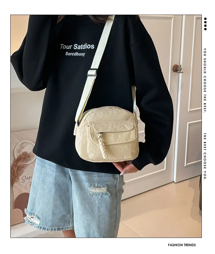 Green Korean Style Small Square Shoulder Bag for Women — feature 2