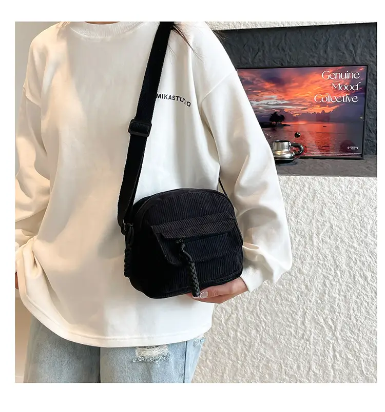 Green Korean Style Small Square Shoulder Bag for Women — feature 20