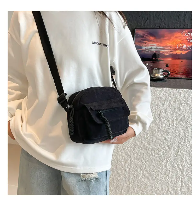 Green Korean Style Small Square Shoulder Bag for Women — feature 23