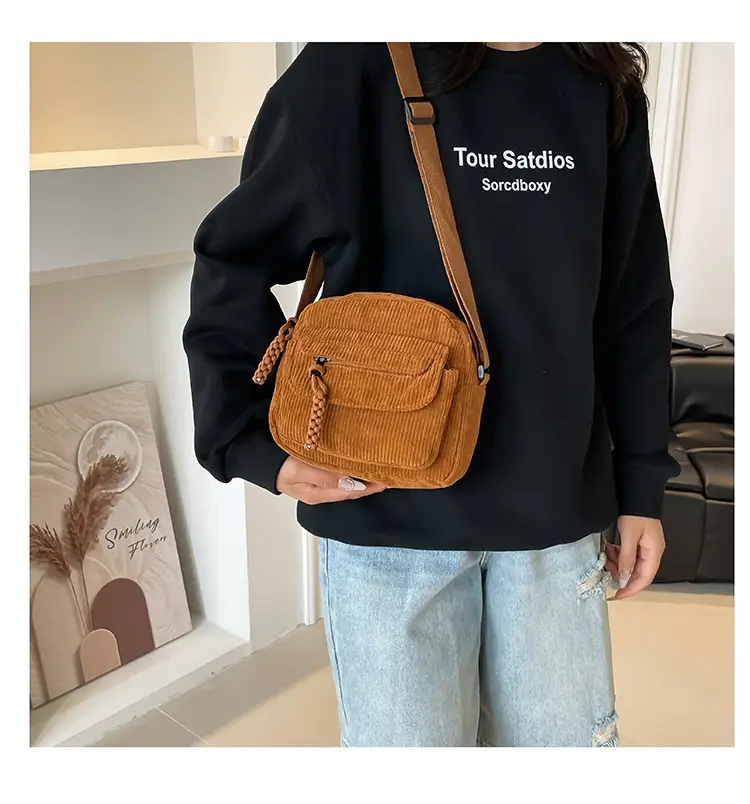 Green Korean Style Small Square Shoulder Bag for Women — feature 30