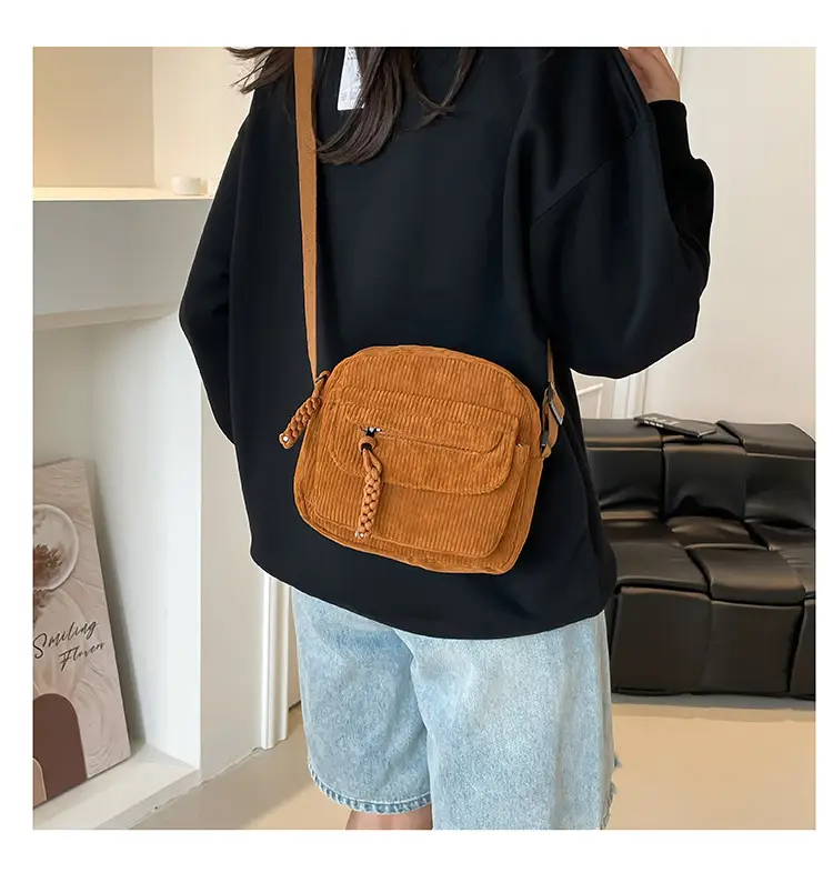 Green Korean Style Small Square Shoulder Bag for Women — feature 32
