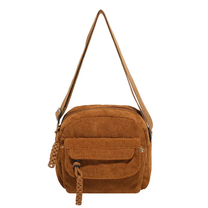 Green Korean Style Small Square Shoulder Bag for Women - Image 3