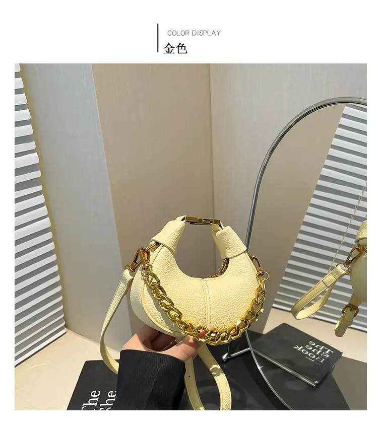 Green Frosted Chain Shoulder Bag for Women 2025 — feature 14