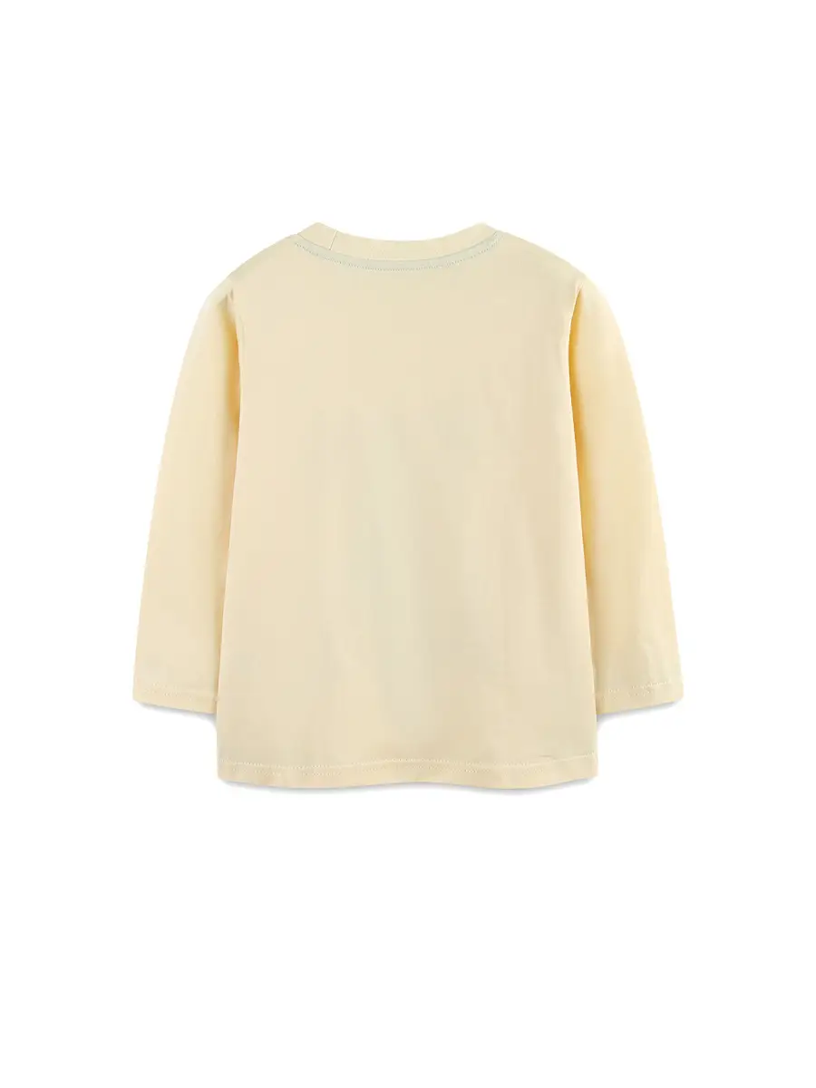 Women Long Sleeve T-Shirt Cream European Style