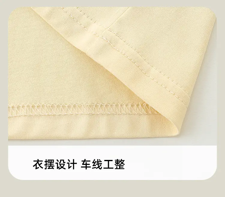 Women Long Sleeve T-Shirt Cream European Style — feature 25