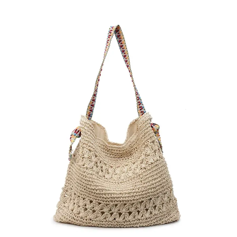 Large Capacity Woven Straw Bag for Summer Vacation - Image 7
