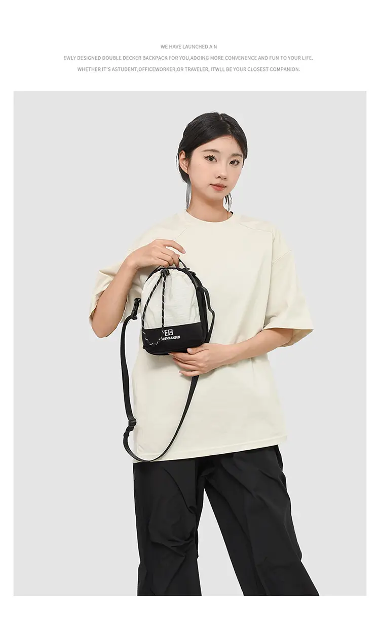 Japanese Korean Contrasting Green Yellow Crossbody Bag — feature 16