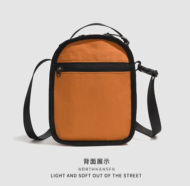 Japanese Korean Contrasting Green Yellow Crossbody Bag — feature 21