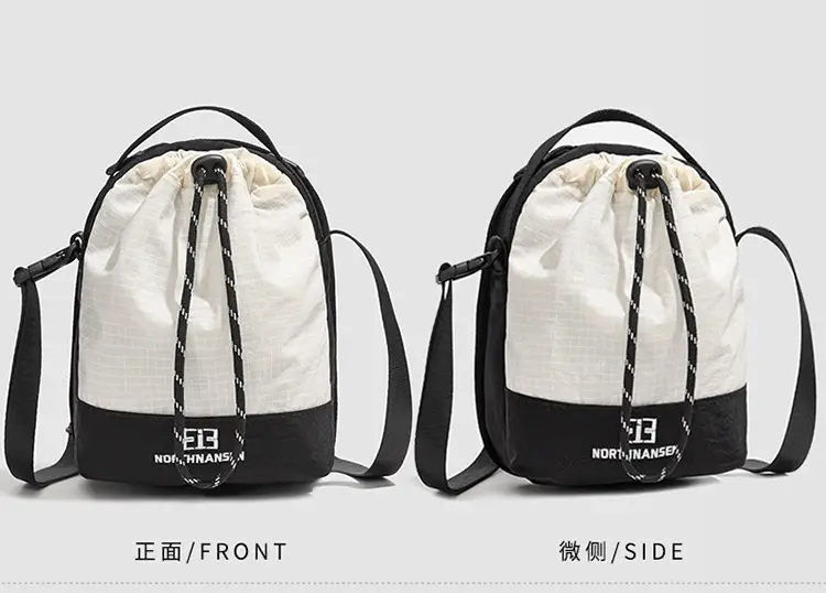 Japanese Korean Contrasting Green Yellow Crossbody Bag — feature 26