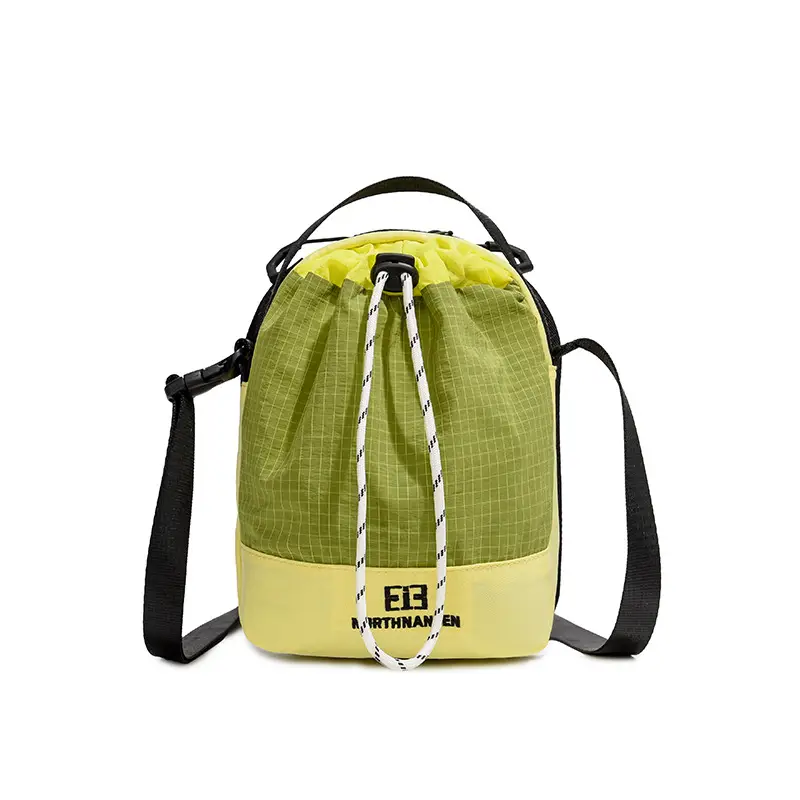 Japanese Korean Contrasting Green Yellow Crossbody Bag