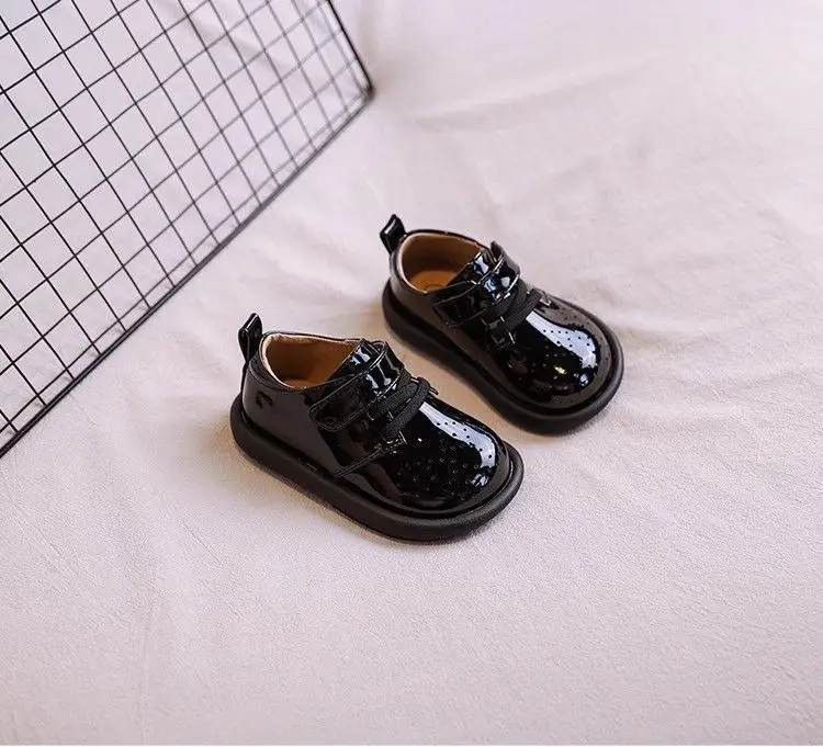 Baby Flat Shoes Black Soft Sole 1-3Yrs — feature 5