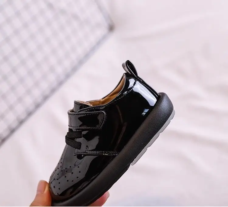 Baby Flat Shoes Black Soft Sole 1-3Yrs — feature 9