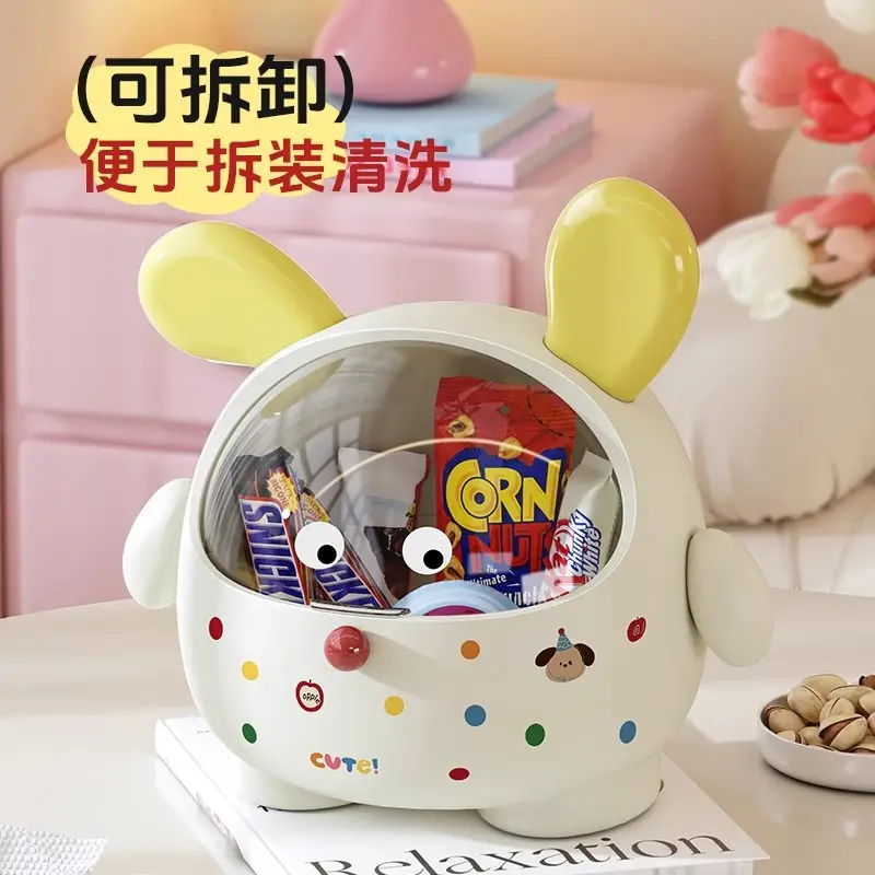 Cartoon Doodle Dog Hair Accessory Box Desktop Storage Large Capacity Children's Girls Hair Ties and Jewelry Organizer Box