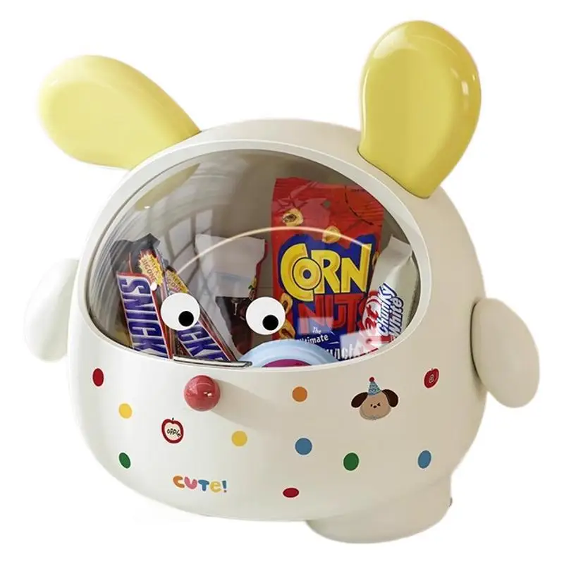 Cartoon Doodle Dog Hair Accessory Box Desktop Storage Large Capacity Children's Girls Hair Ties and Jewelry Organizer Box