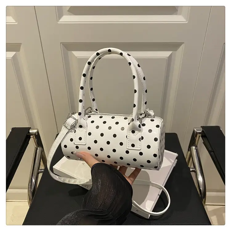 Women's White Polka Dot Shoulder Crossbody Bag — feature 23