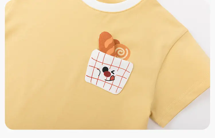 Duduia Cartoon Baby T-Shirt Striped Black White — feature 26