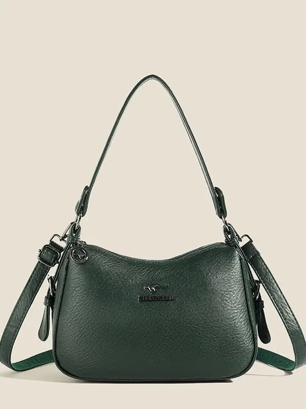 Brown Leather Shoulder Bag for Women, Stylish & Versatile - Image 6