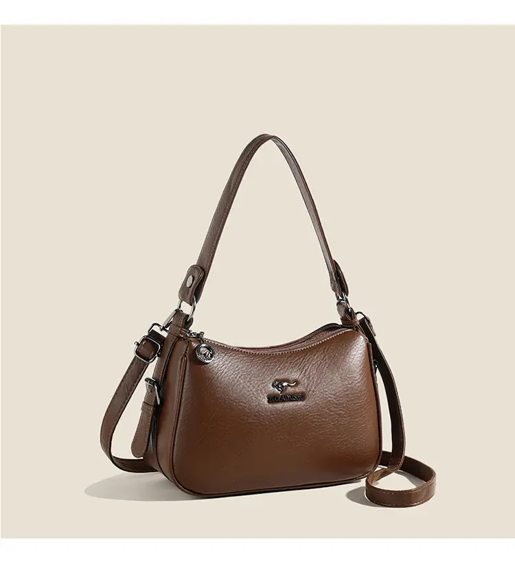 Brown Leather Shoulder Bag for Women, Stylish & Versatile — feature 9