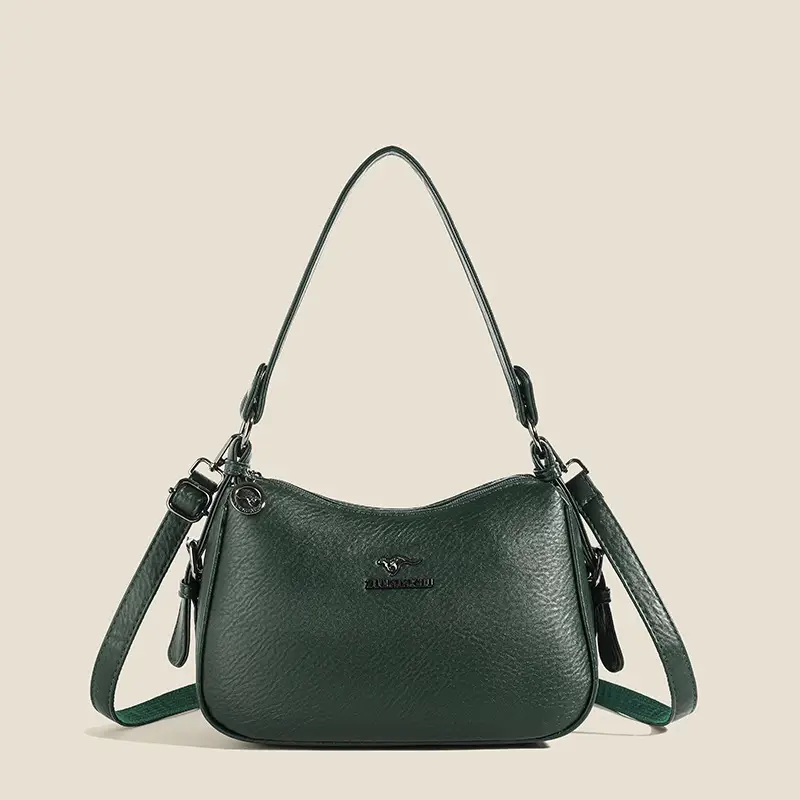 Brown Leather Shoulder Bag for Women, Stylish & Versatile - Image 3