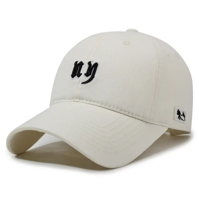 Men's Beige MLB Baseball Cap with Logo Embroidery - Image 9