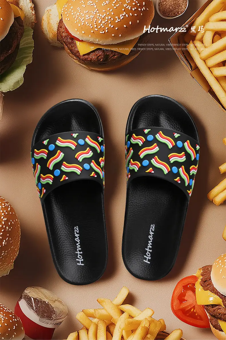 Hotmarzz Blackma Women's Non-Slip Home Outdoor Trendy Slippers Summer Bathroom Slippers Bathing Slide Slippers — feature 1