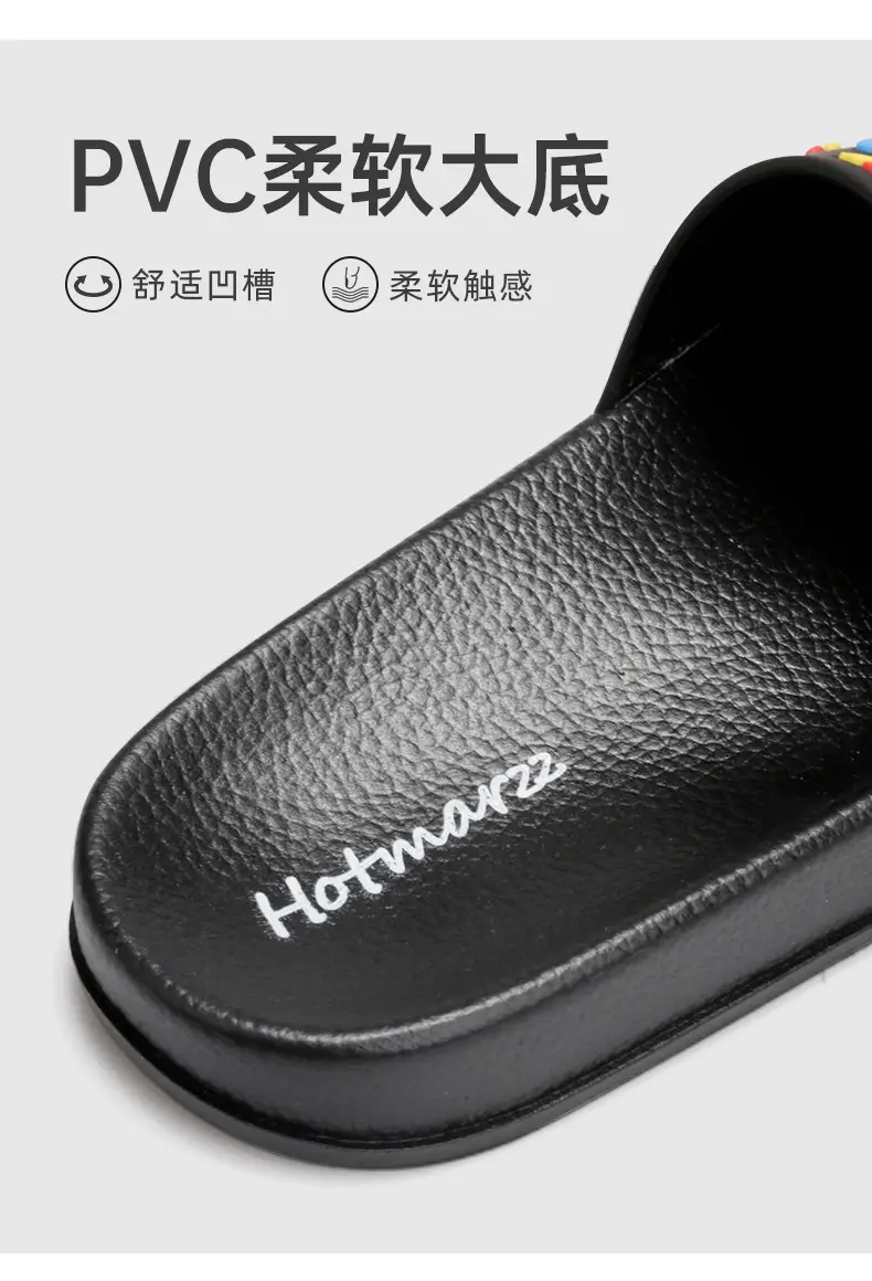 Hotmarzz Blackma Women's Non-Slip Home Outdoor Trendy Slippers Summer Bathroom Slippers Bathing Slide Slippers — feature 4