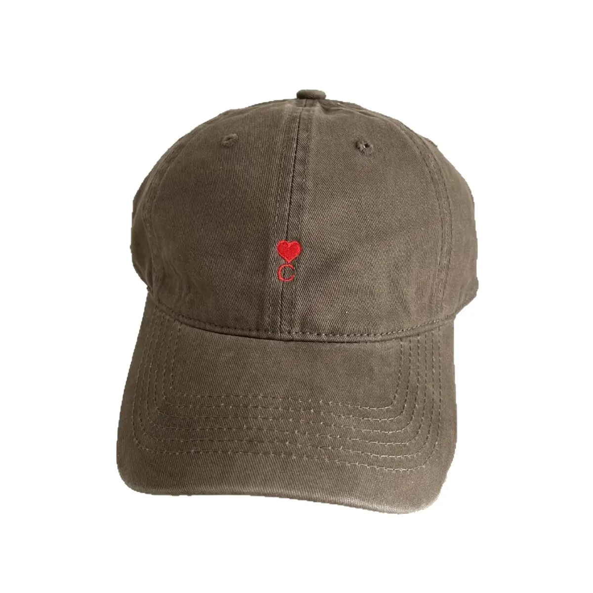 Women Baseball Cap with Heart Embroidery Sun Hat - Image 14