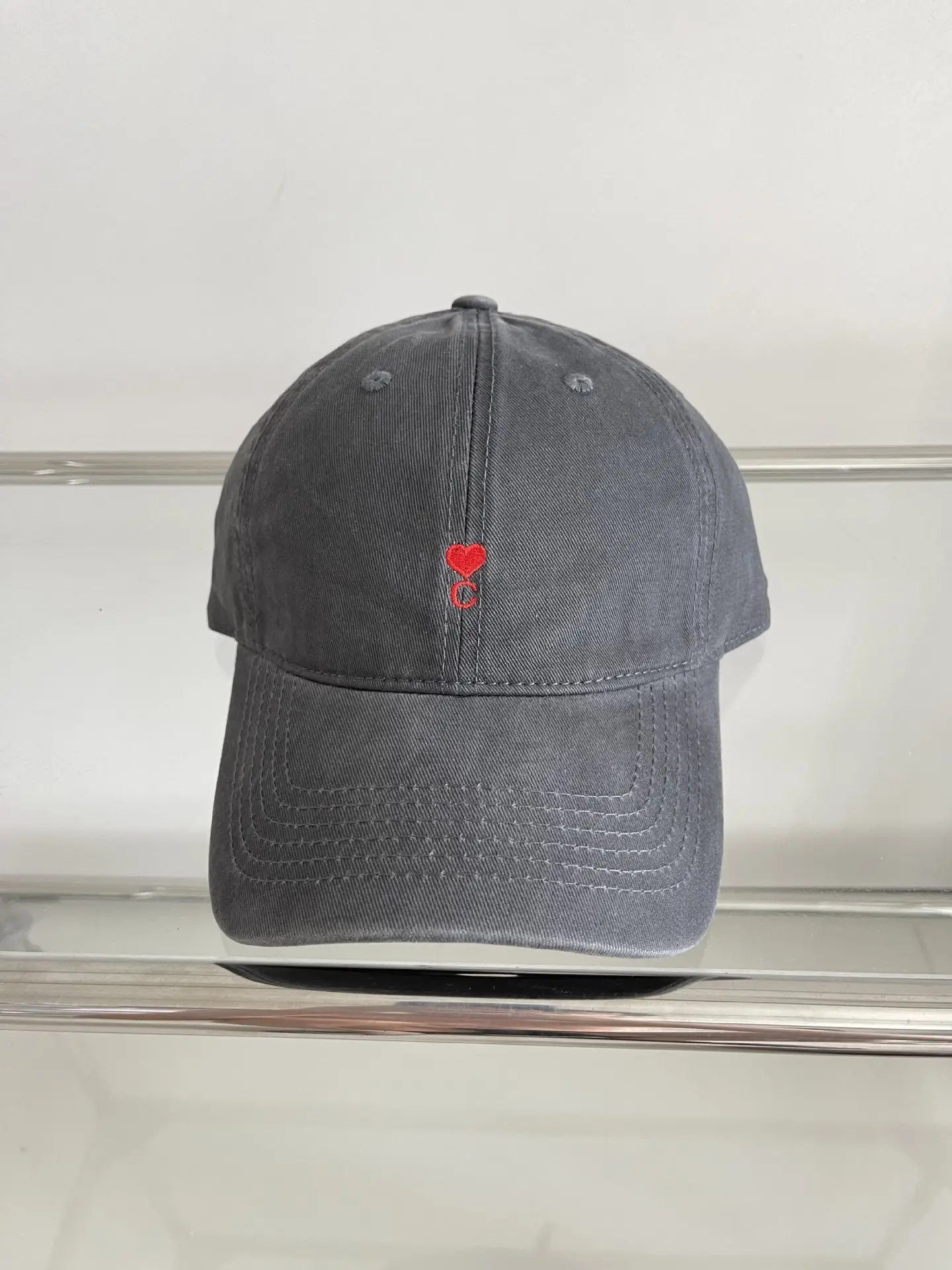 Women Baseball Cap with Heart Embroidery Sun Hat — feature 10